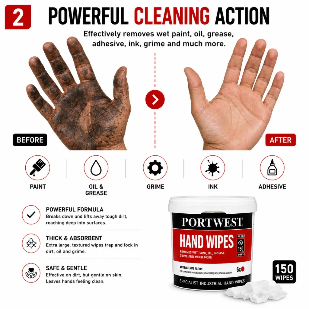 safetyware portwest cleaning wips heavy duty wipes tisu lap_before after.webp