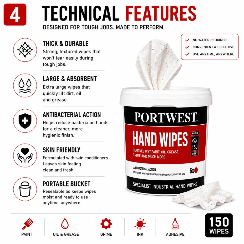 safetyware hand wipes heavy duty wipes tisu_technical features.webp