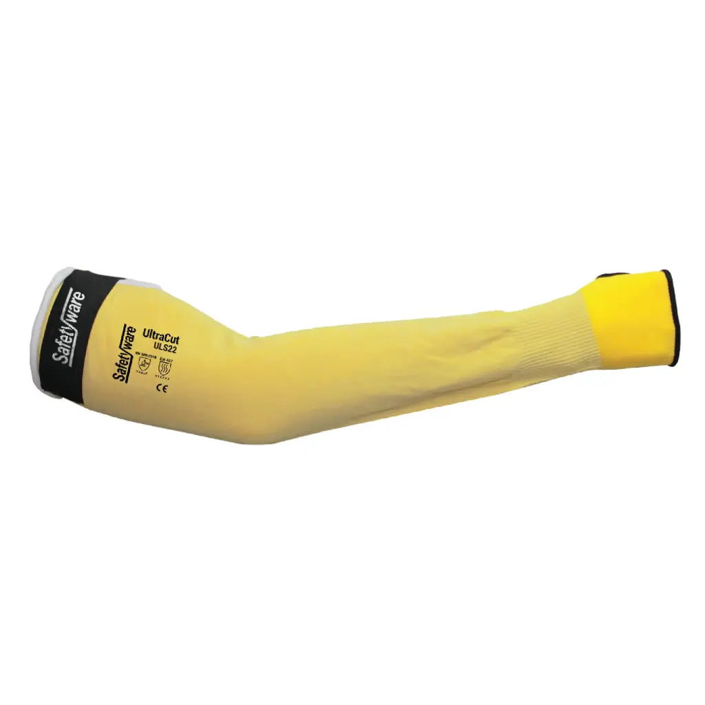 SAFETYWARE UltraCut 22" HPPE Blend Cut Level F Protective Sleeves