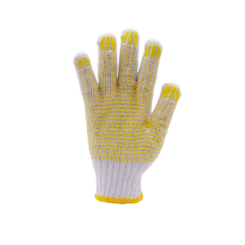 SAFETYWARE PVC Dotted PolyCotton Knitted Glove