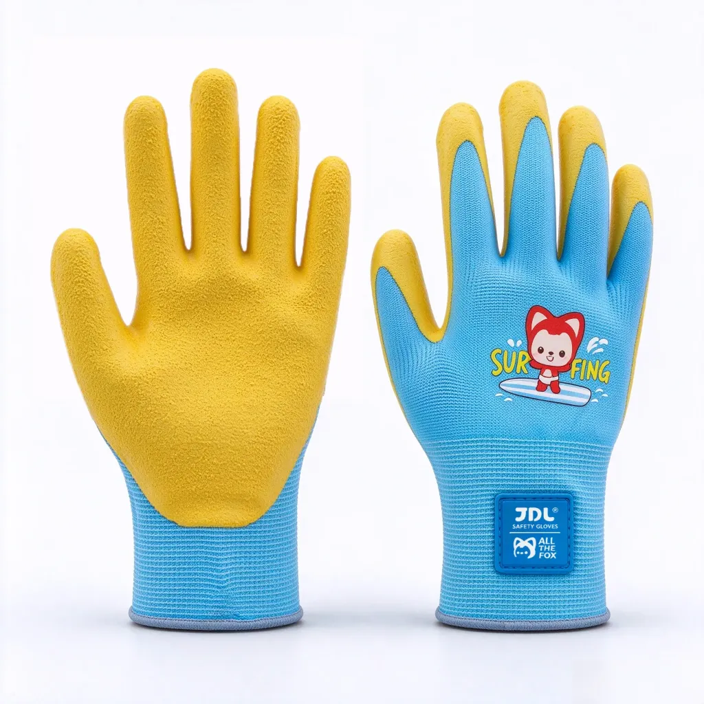 Beach protective dipped kids gloves