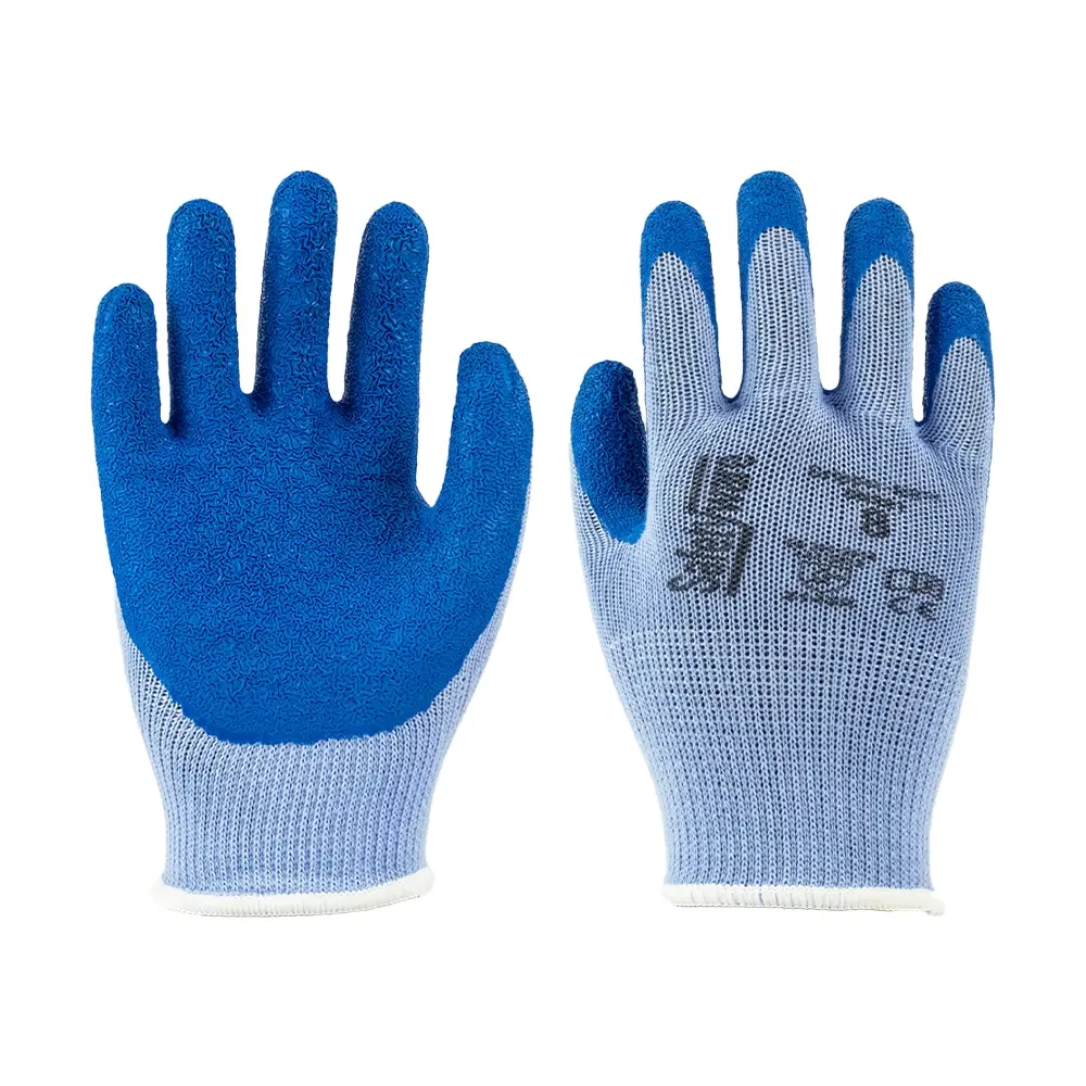 SAFETYWARE Gripper GNR01 Premium Rubber Palm Coated Gloves with 10-Gauge Polyester Liner