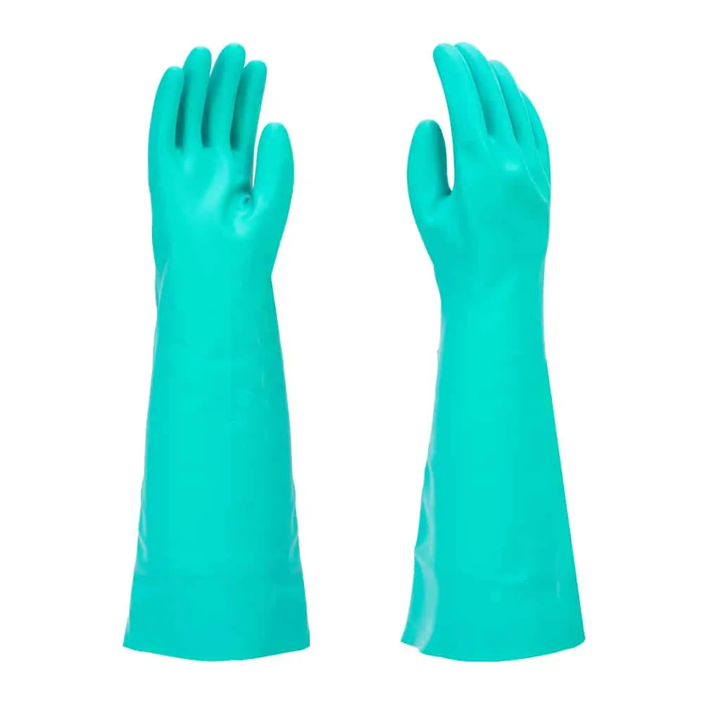 SAFETYWARE Chem-Pro GNU2218 Extra Heavy Duty 18" Unlined Nitrile Gloves