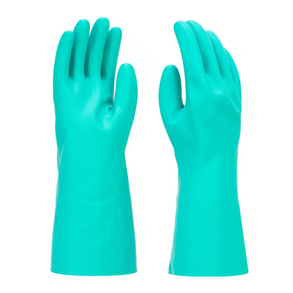 SAFETYWARE Chem-Pro GNF1513 Medium Duty 13" Flocklined Nitrile Gloves