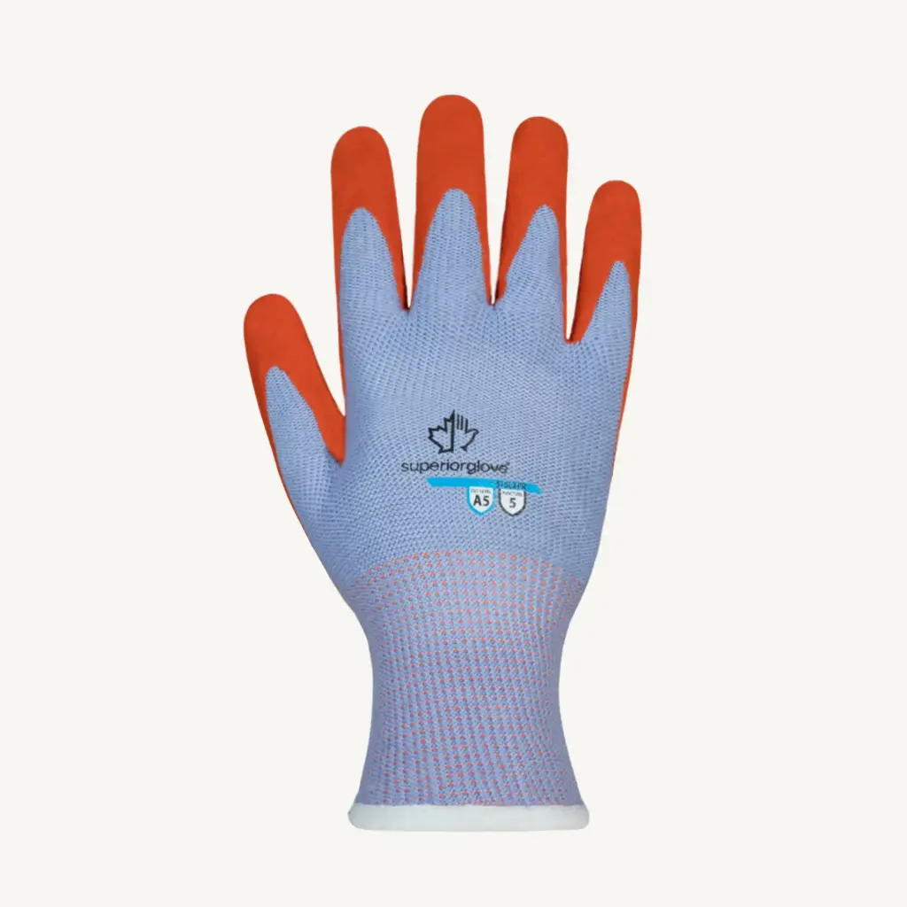 SUPERIOR GLOVE Food Safe Hypodermic Puncture Protection Gloves with Cut Resistance (ANSI Cut Level A4 / Puncture Level 5)