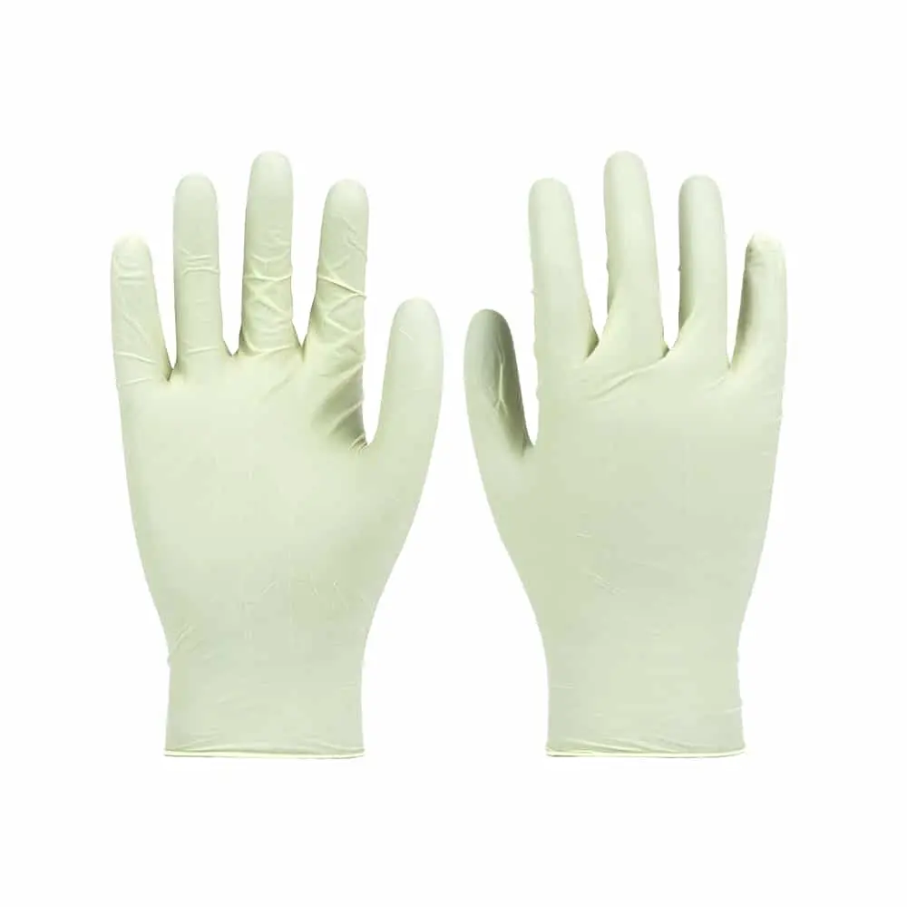 [LEX55-SM] SAFETYWARE LatexTouch 9" Powder Free Latex Examination Gloves (S / 7)