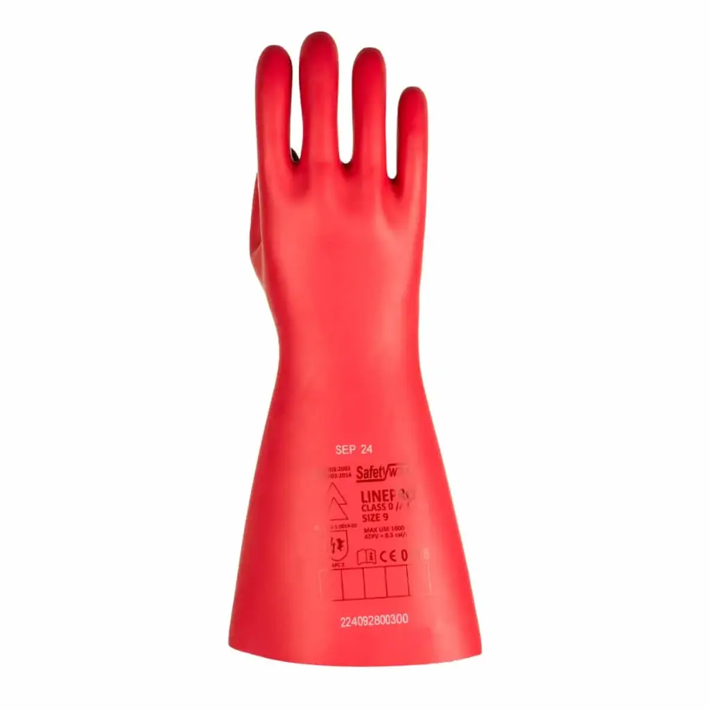 SAFETYWARE LinePro Class 0 Electrical Rubber Insulating Gloves