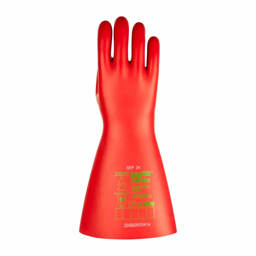 SAFETYWARE LinePro Class 3 Electrical Rubber Insulating Gloves