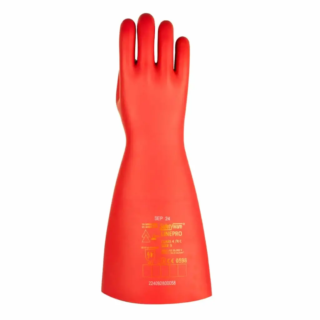 SAFETYWARE LinePro Class 4 Electrical Rubber Insulating Gloves