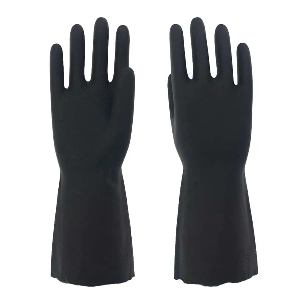 SAFETYWARE NeoPlus NEO2813 Heavy Duty 13" Black Flocklined Neoprene Gloves