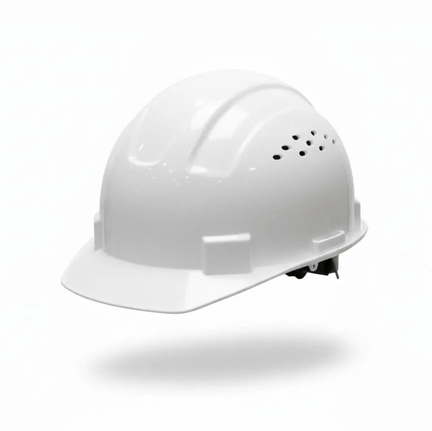 [SH03RS-WHT] Safetyware Guardian HD Vented Safety Helmet (Ratchet) (White)