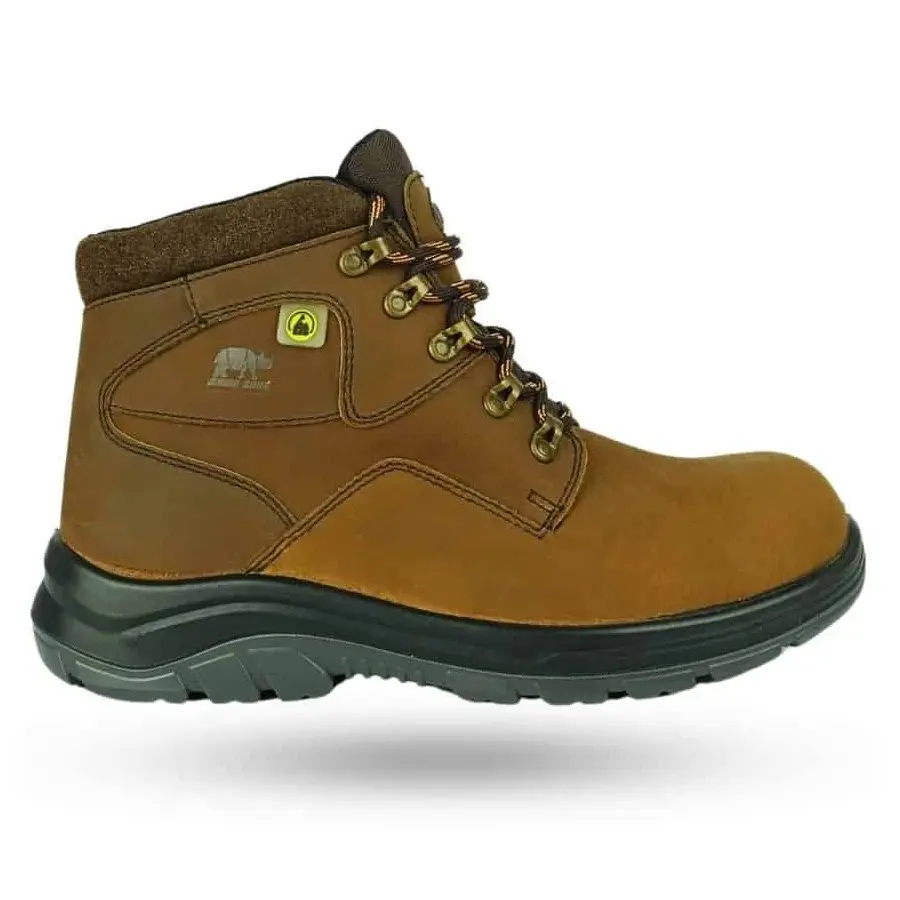 RHINO SHOE PU Series PrimeGuard CH211KP Mid-Cut Safety Shoes
