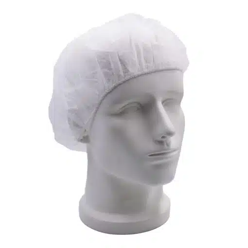 [MC1221-BLU] SAFETYWARE Disposable Non-Woven PP Mob Cap (12gsm, 21") (Blue)