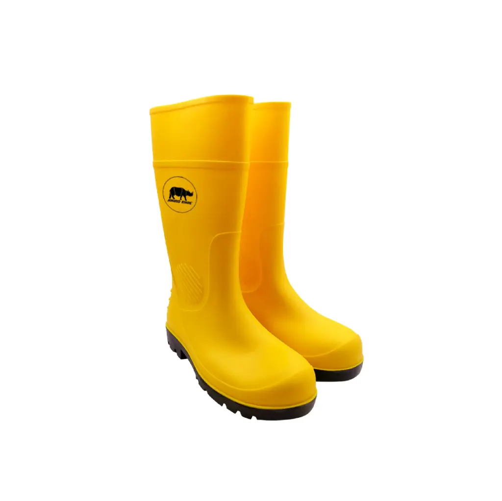 RHINO SHOE UltraMax WB500-S5 Safety Waterproof PVC Boots with Steel Toe Cap & Steel Plate