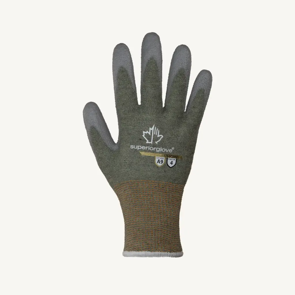 SUPERIOR GLOVE TenActiv Max™ PU Palm Coated Cut Resistant Gloves (ANSI Cut Level A9)