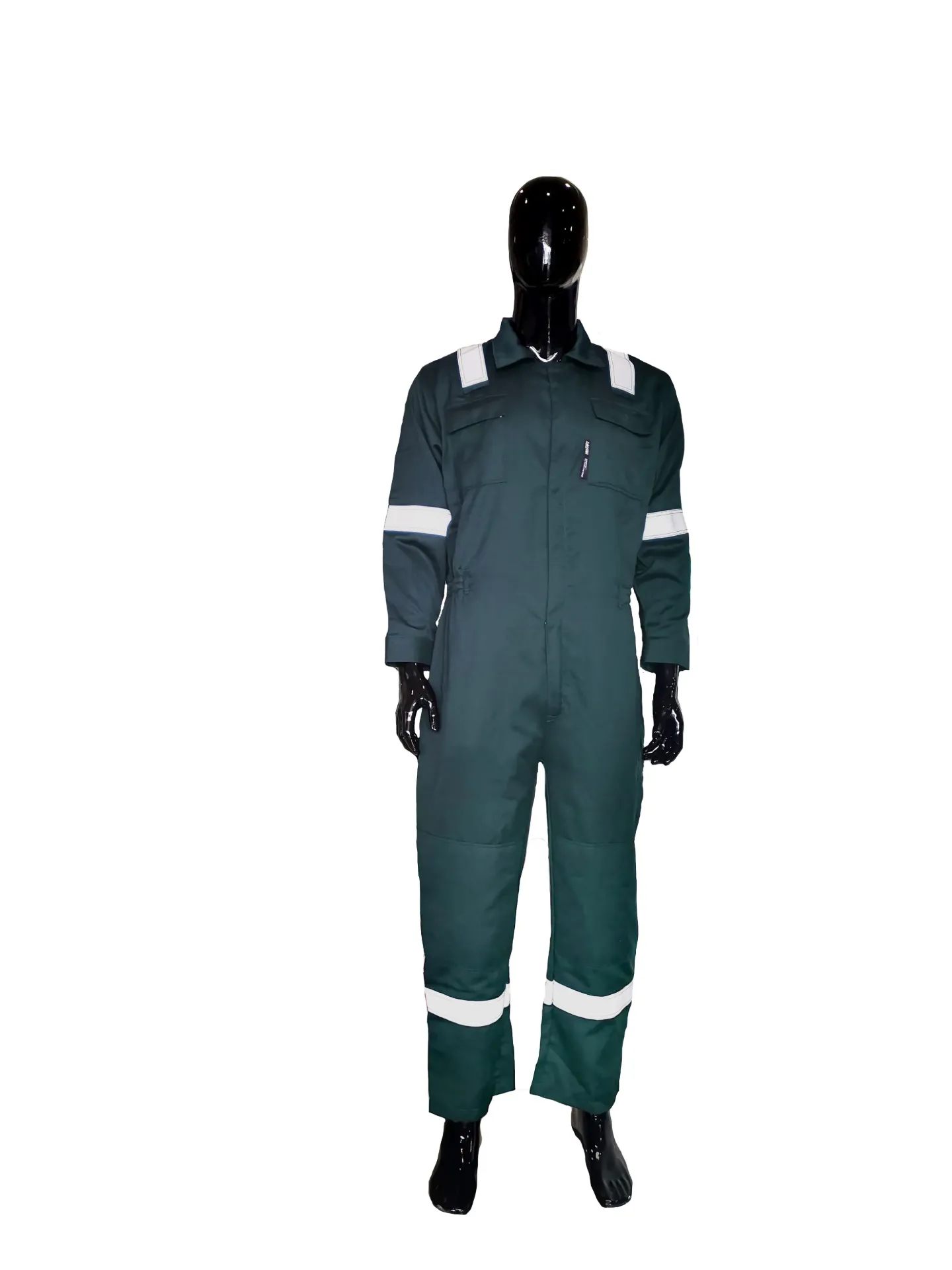 [BA170-CVL-DGR-SM] SAFETYWARE BlazeArmor 170 Lenzing Inherent Flame Resistant Coverall (Dark Green, S)