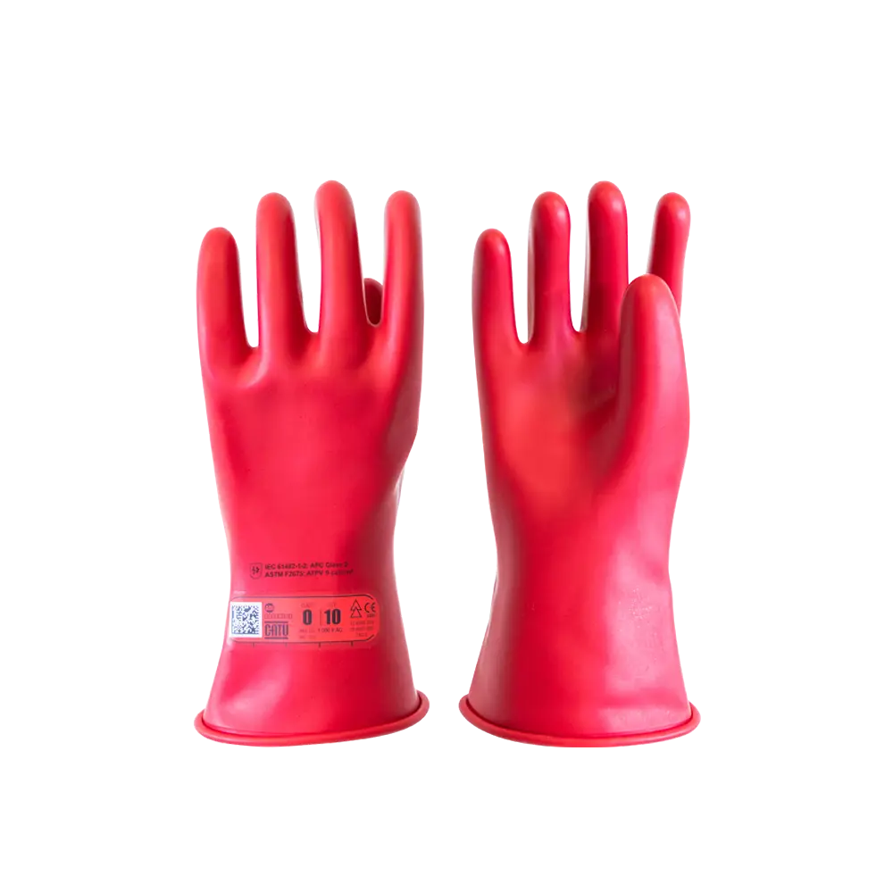 CATU Short insulating gloves 28 cm, class 0-1000V AC